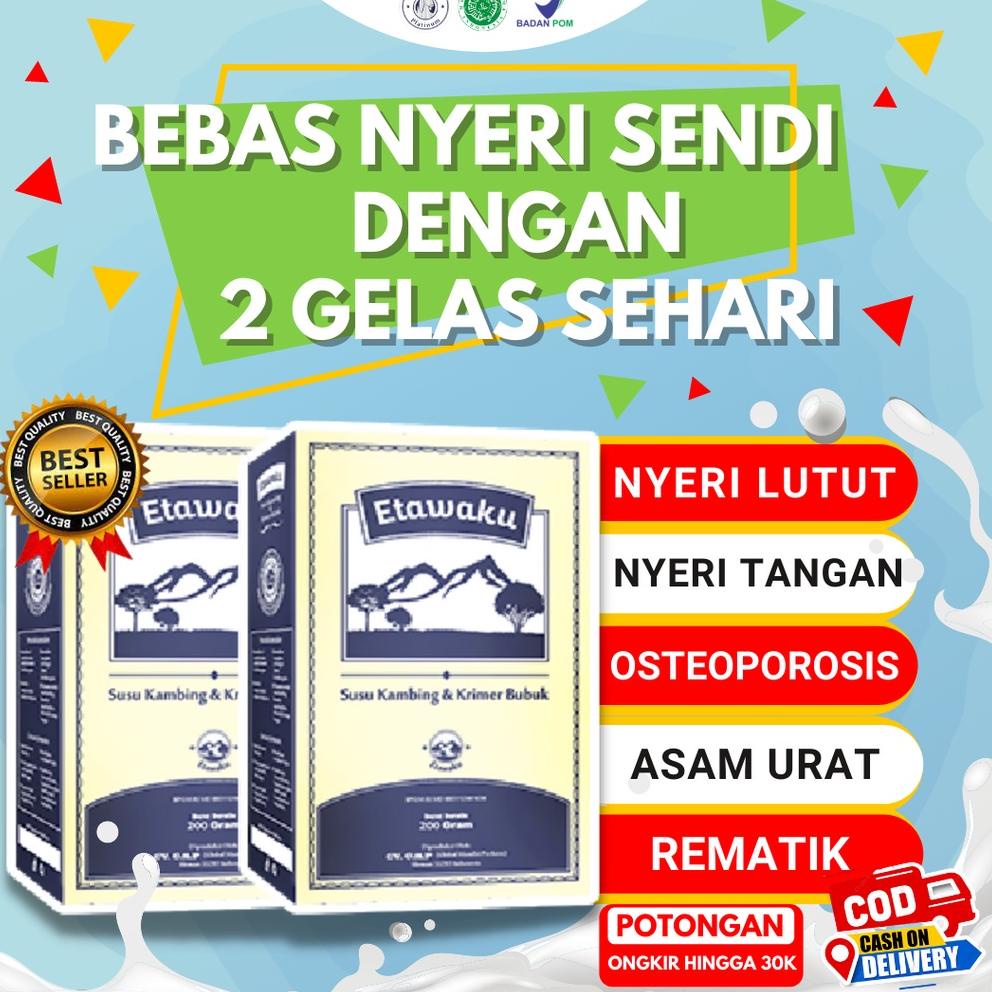 

(♥C6369] PAKET 2 BOX ETAWAKU PLATINUM - Susu Kambing Etawa Bubuk Rendah Gula Dan Tinggi Kalsium