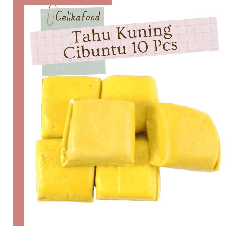 

Terlaku... Tahu Kuning Cibuntu 1 Pack Tofu Bandung Koneng Kedelai Fermentasi