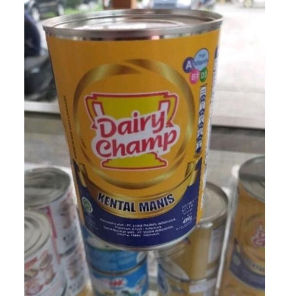 

⚡TOK SIAP 【COD Susu Kental Manis Dairy Champ 480gr berikut BUBBEL WRAP/ SKM Dairy Champ