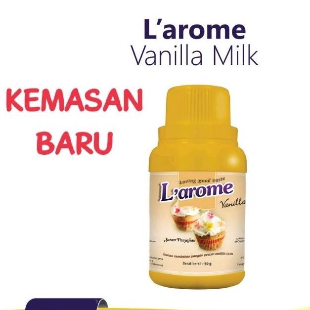 

5.5 COD L’arome Vanilla Milk Powder 50gram / Perisa Vanilla Susu Larome