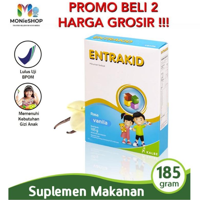 

✨ 7.7 ENTRAKID VANILA COKLAT 185GR PENAMBAH BERAT BADAN ANAK 1-5 TH