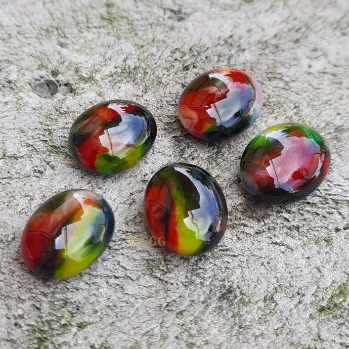 Batu Akik Pancawarna Edong