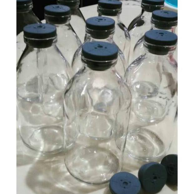 

Terbaru 3.3 BOTOL KACA 250ML ASI ASIP SOUVENIR WADAH MINYAK TUTUP KARET BARU