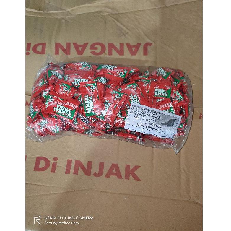 

>XC26619< Saos sachet murah Sambal Prima isi 200pcs