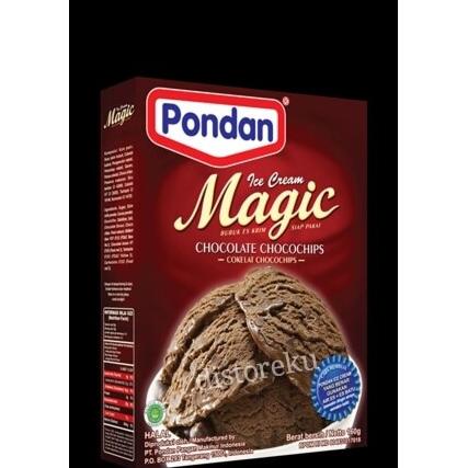 

【MEGA SALE】 bubuk es krim instan coklat pondan ice cream magic chocolate 160gr