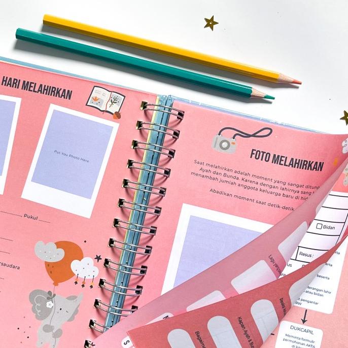 

Baby Journal / Pregnancy Book / Jurnal Kelahiran / Buku Jurnal Bayi