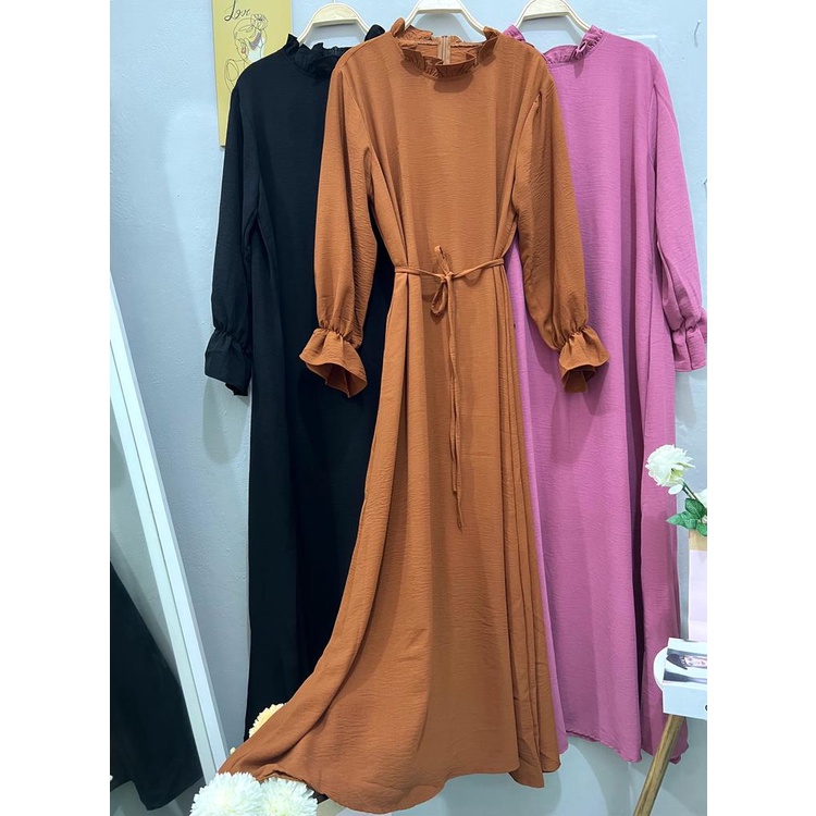 Cherry _ maxi dress rempel | gamis korean style | long tunik