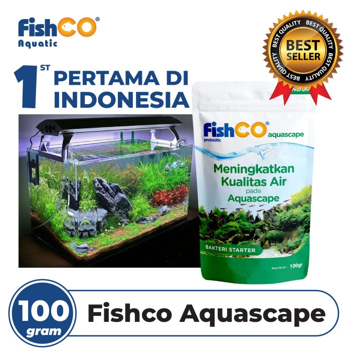 FISHCO AQUASCAPE, bakteri starter untuk aquascape