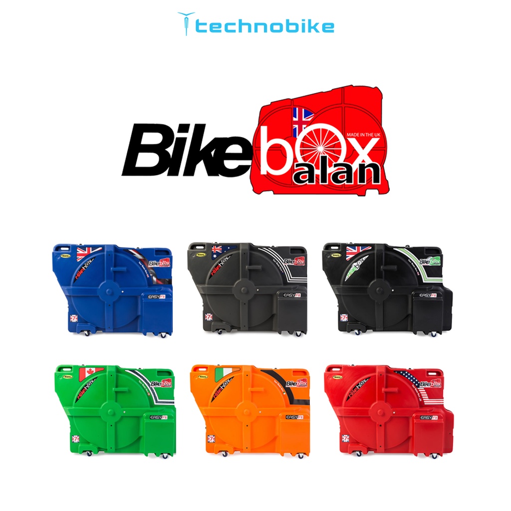 Alan Bike Box Aero Easy Fit Roadbike & MTB Hardcase Travelcase Box sepeda