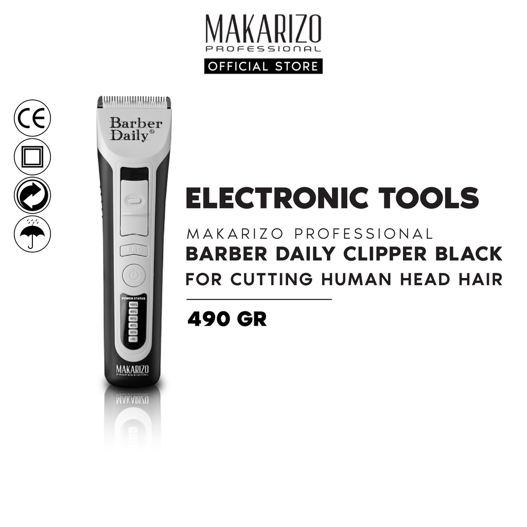 Clipper Black Barber Daily / Alat Cukur Rambut Elektrik