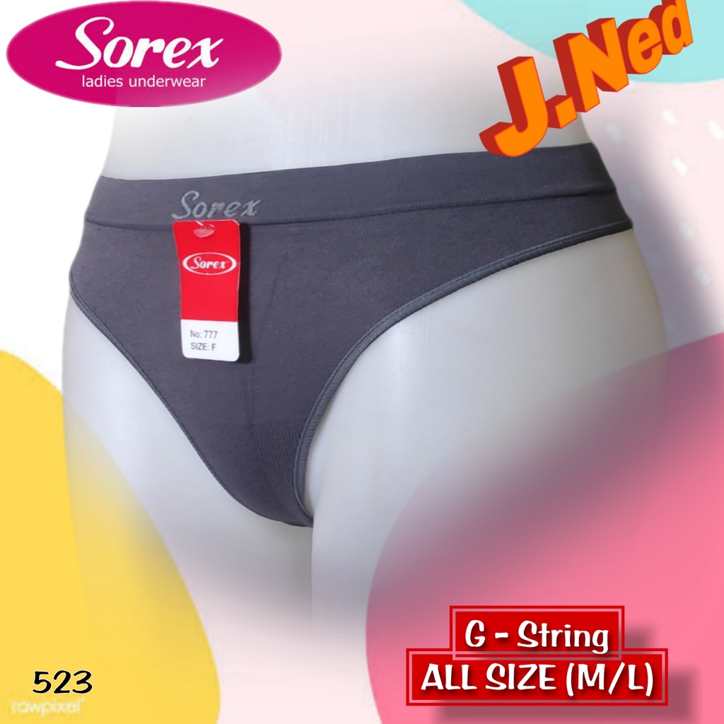 J523 CELANA DALAM GSTRING SOREX RAJUT FREESIZE