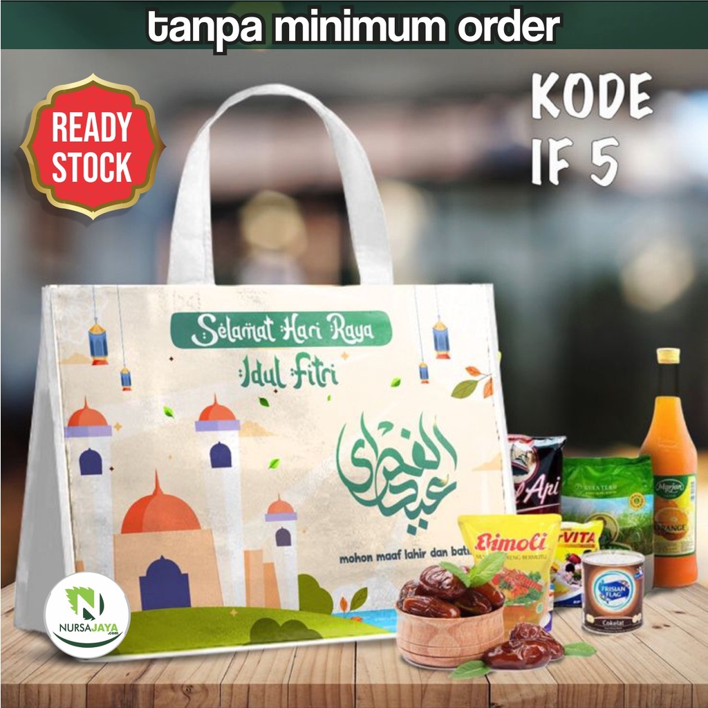 Tas Lebaran Ready Stock Tas Parcel Goodie Bag Hari Raya Idul Fitri Size JUMBO Bingkisan Hampers