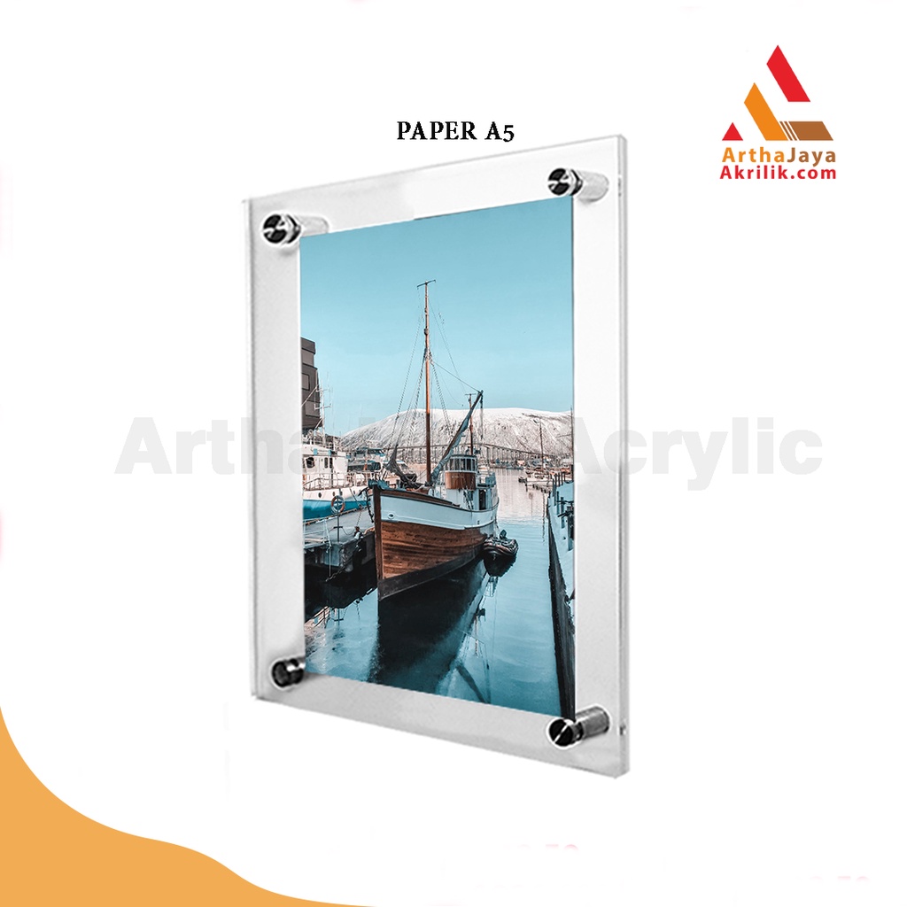 Frame Photo Dinding Akrilik A2-A5 2+3MM