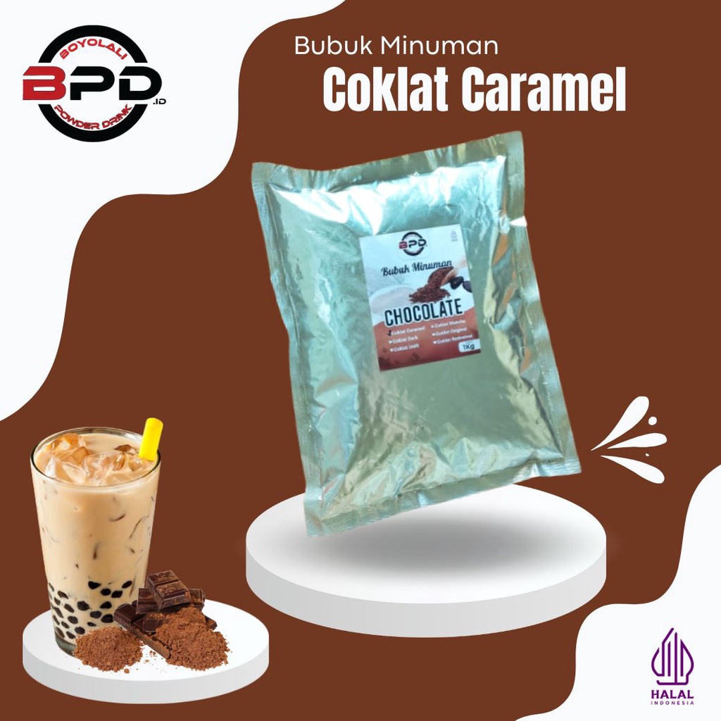 

BUBUK MINUMAN RASA COKLAT 1KG / SERBUK MINUMAN RASA COKLAT CARAMEL / BUBUK MINUMAN ANEKA RASA / BUBUK MINUMAN KEKINIAN