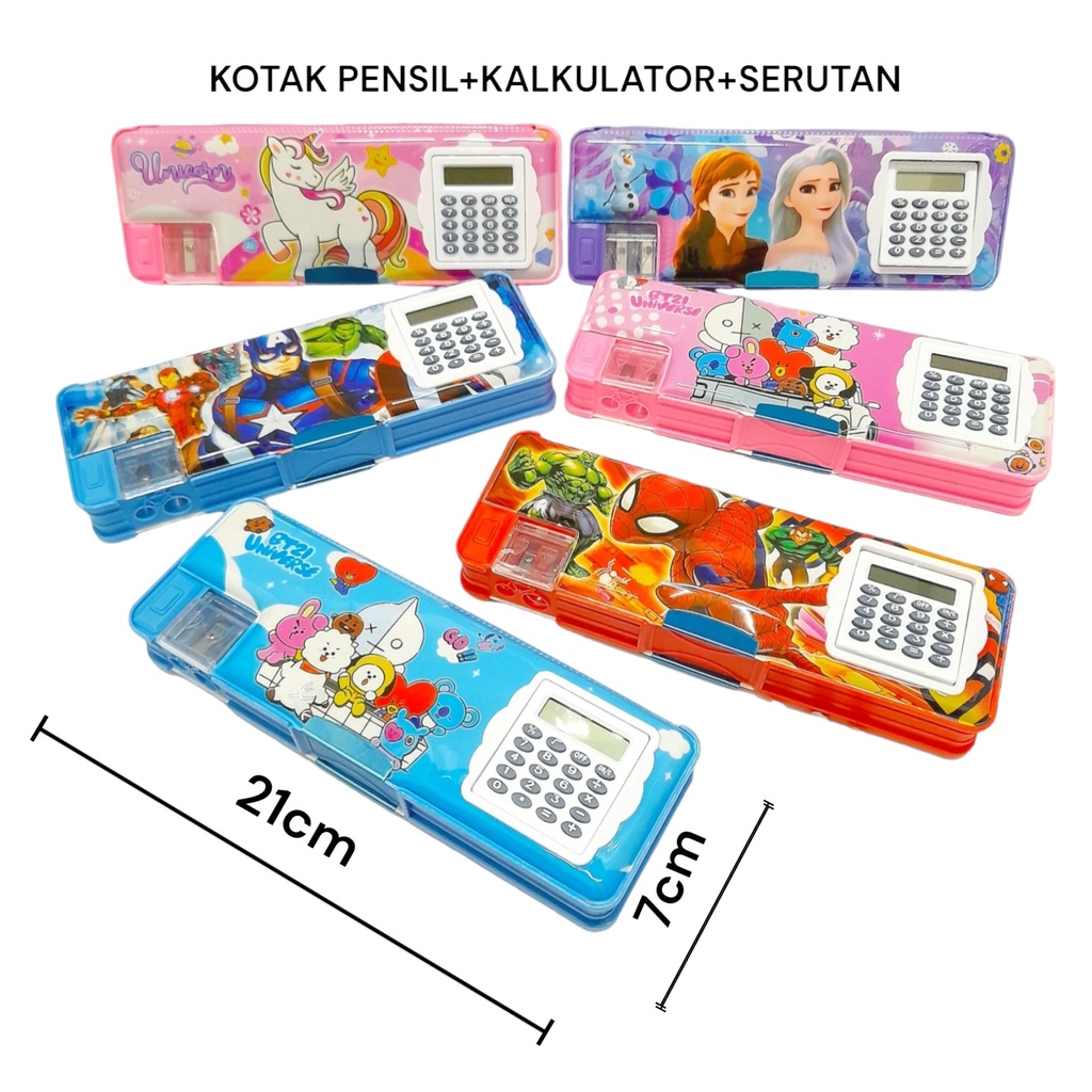 

KOTAK PENSIL KALKULATOR TEMPAT PENSIL MAGNET PENCIL CASE ANAK CNX 811 812 818