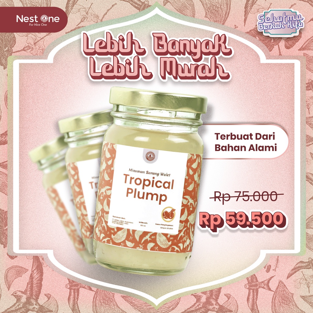 

Nest One Ready-to-Drink Sarang Burung Walet - Tropical Plump (Peach + Lemon)