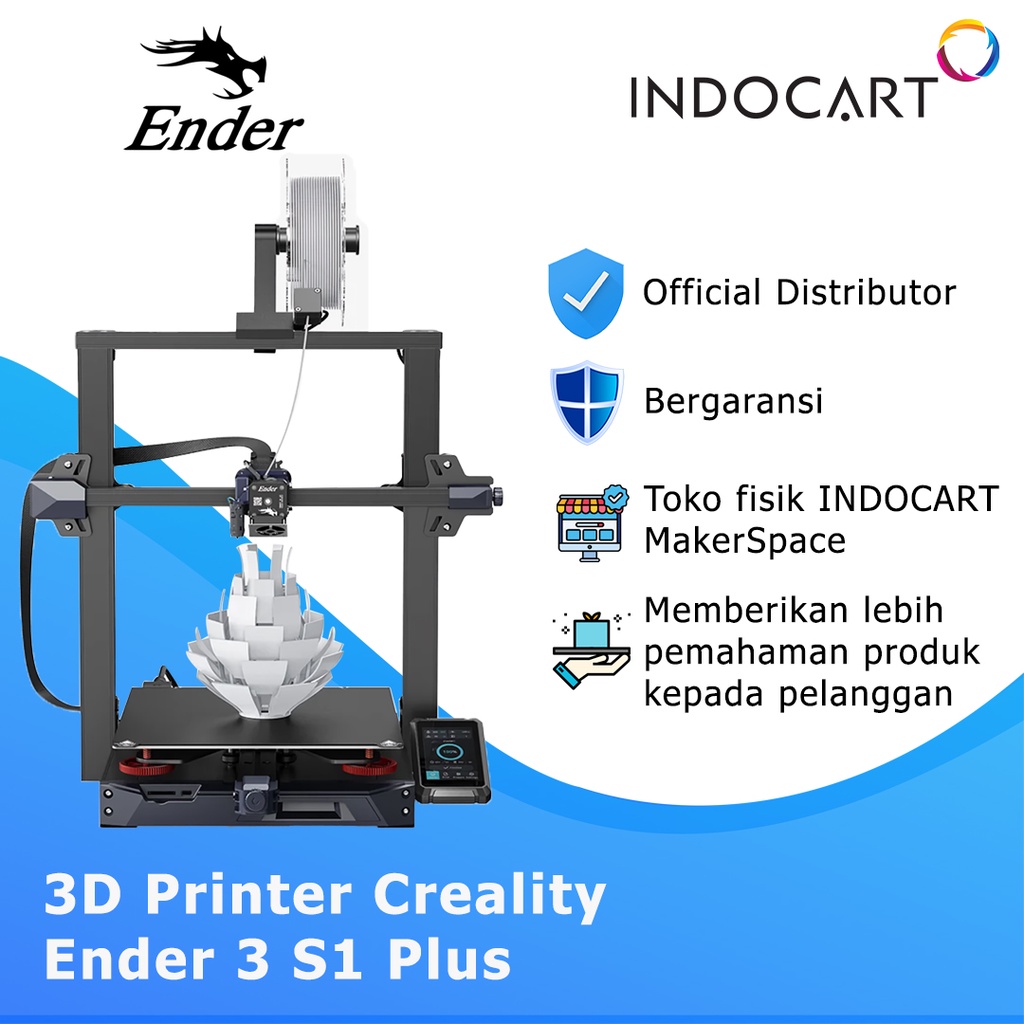 3D Printer Unit Creality Ender 3 S1 PLUS Versi Terbaru Garansi Resmi
