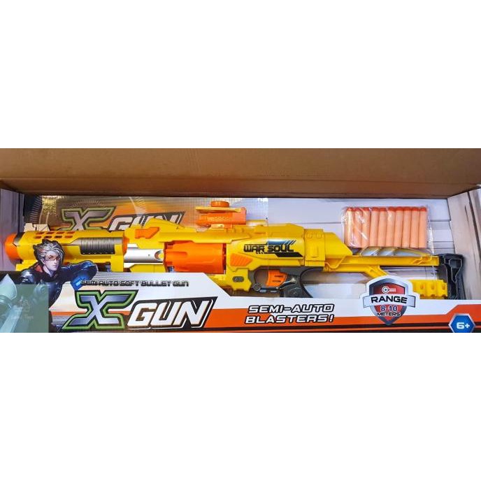 Mainan Anak Pistol Senapan Nerf Gun Blaster XGUN SGUN 7006 + LASER ima03