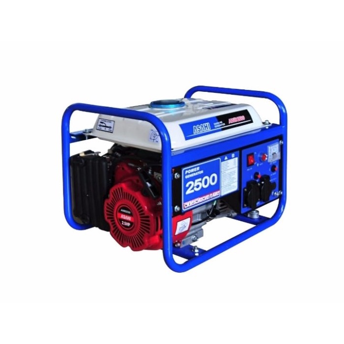 Genset Bensin Kapasitas 1000 Watt AWB2500 ASAHI / Genset Generator Gasoline Bensin 1000W AWB 2500 ASAHI