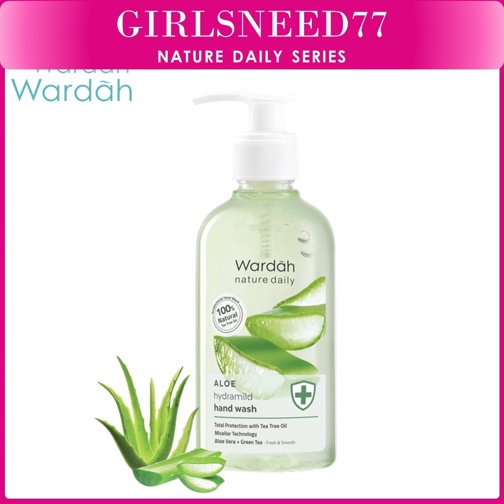 Wardah Nature Daily Aloe Hydramild Hand Wash - Sabun cuci tangan