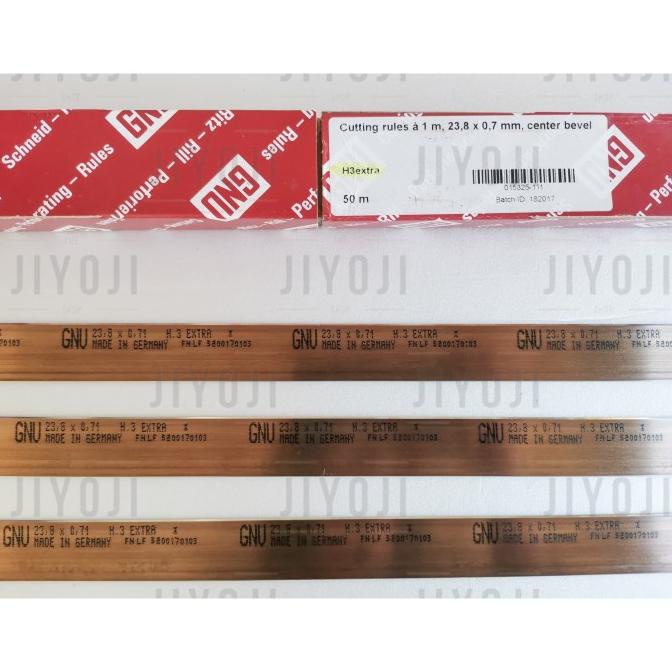 

Pisau Pond GNU Cutting Rule 3pt 1.05mm H3 Medium ex Jerman BRG BARU