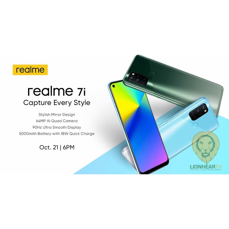 Realme 7i 8GB + 128GB Garansi Resmi Realme Indonesia