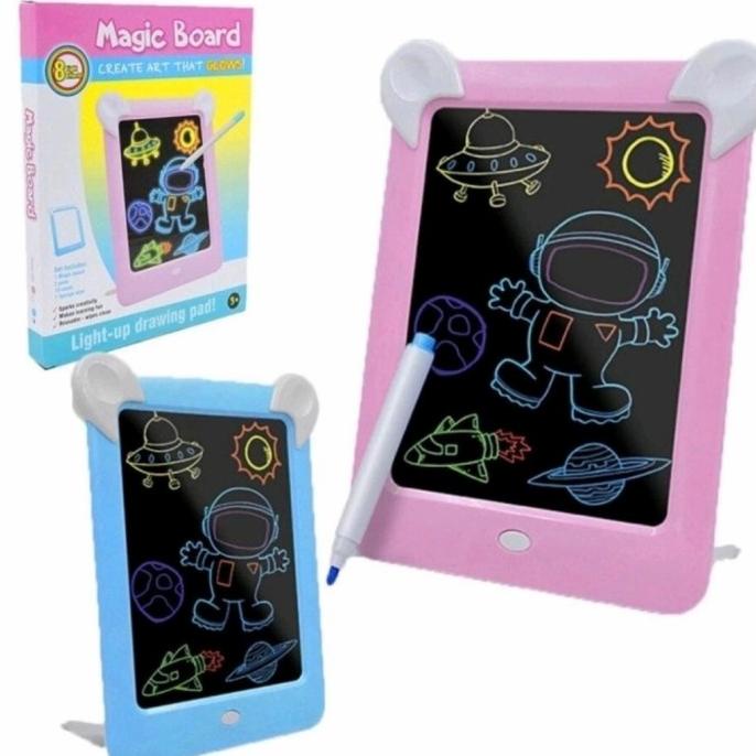 

Magic Board Drawing LED 3D 85127 - Papan tulis anak papan Gambar Ajaib ffs05