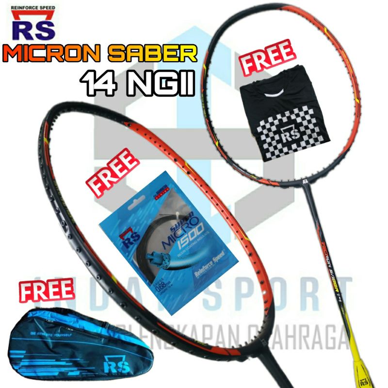 Raket RS Micron Saber 14 NGIII 100% Original