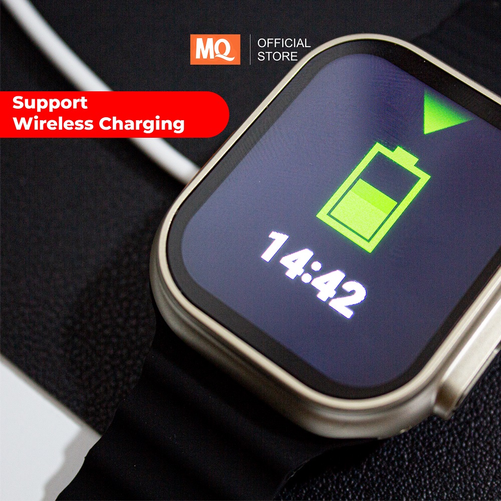 MQ Smartwatch MB8 Plus Ultra Pro Bluetooth V5.2 Full Touch Screen 2.02 inch Wireless Charging