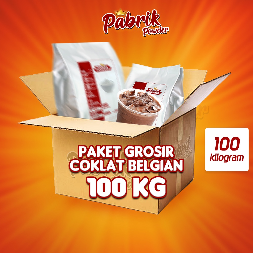 PAKET GROSIR POWDER COKLAT BELGIAN  100 KG
