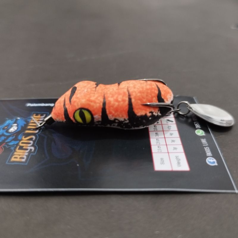 SOFT FROG BIGOS LURE 4 CM TERBARU