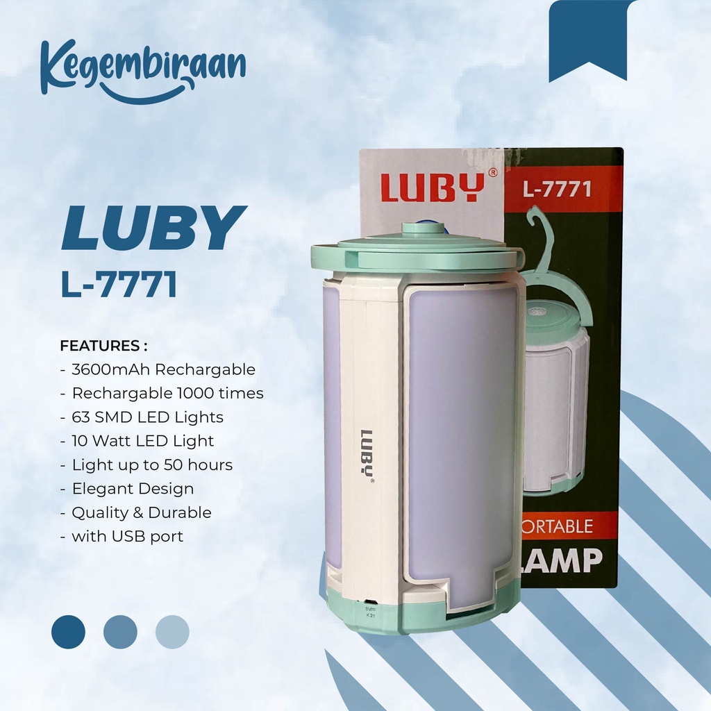 Lampu Led Emergency LUBY L 7771 | 7771 | 7771 lampu darurat