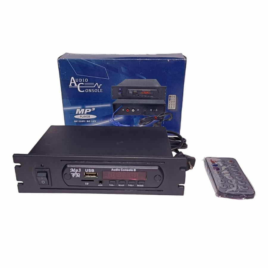 MP3 player jadi Audio Console FM + Bluetooth AC 220V / DC 12V
