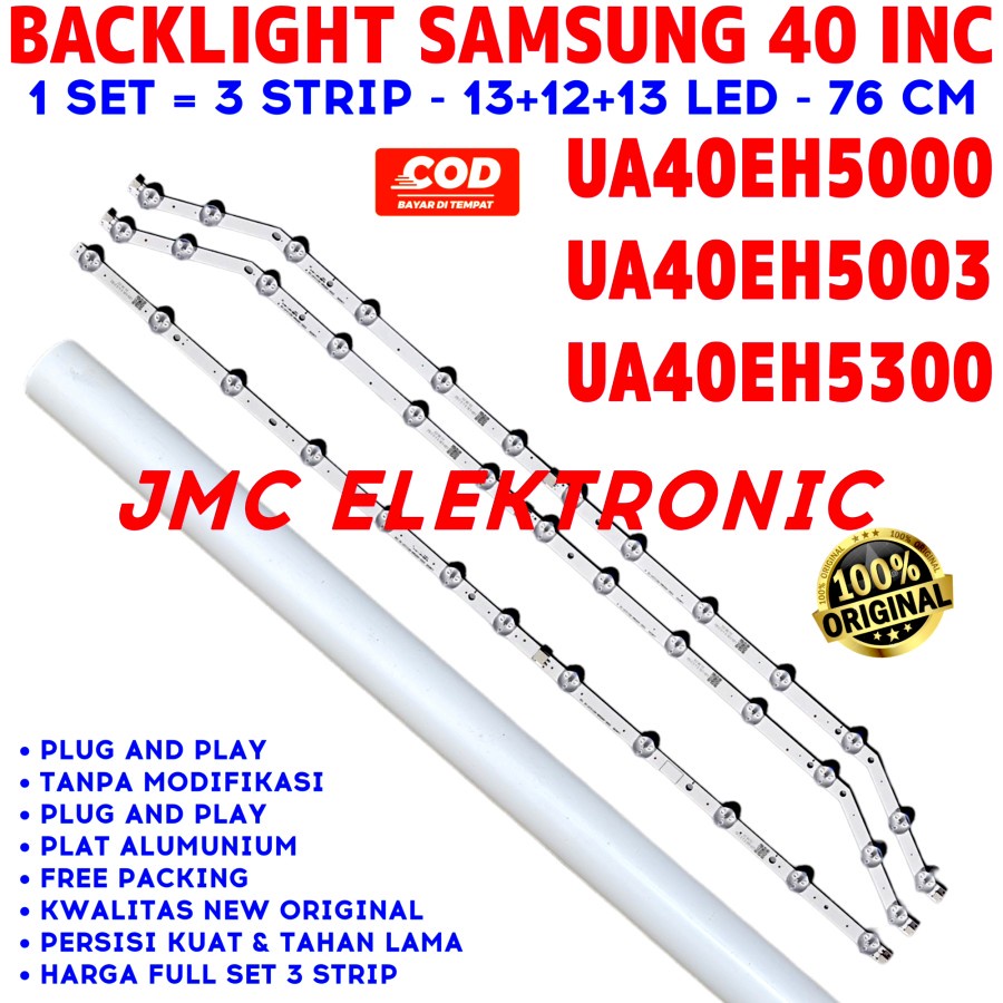 BACKLIGHT TV SAMSUNG UA 40EH5000 40EH5003 40EH5020 40EH5300 UA40EH5000 UA40EH5003 UA40EH5020 UA40EH5300