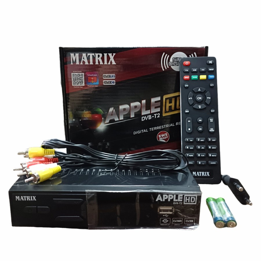 Set top box STB DVB T2 Matrix Apple HD