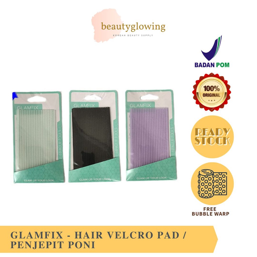 GLAMFIX Hair Velcro Pad / Penjepit Poni