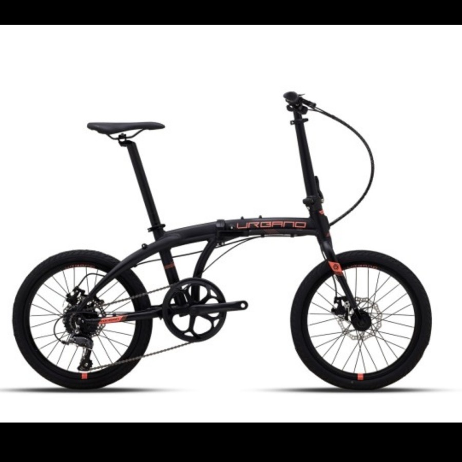 Sepeda Lipat POLYGON URBANO 3 Hitam 20 inch