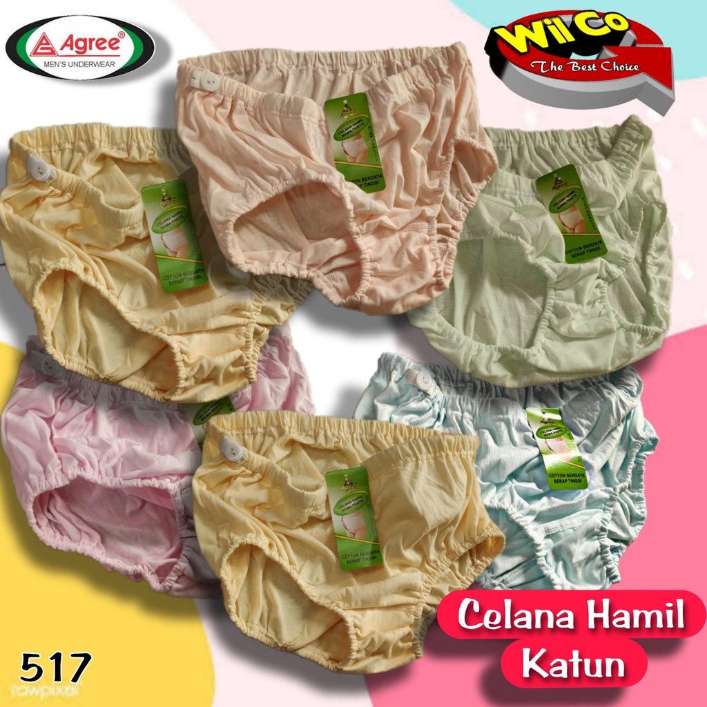 K517T - (HARGA PER 3 PCS) CELANA DALAM IBU HAMIL AGREE SIZE XL - XXL