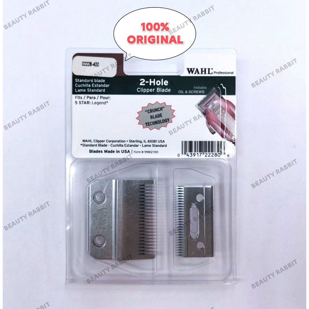 GIGI CLIPPER WAHL ASLI TAPER LEGEND | SEPATU MATA PISAU CLIPPER | MESIN ALAT CUKUR