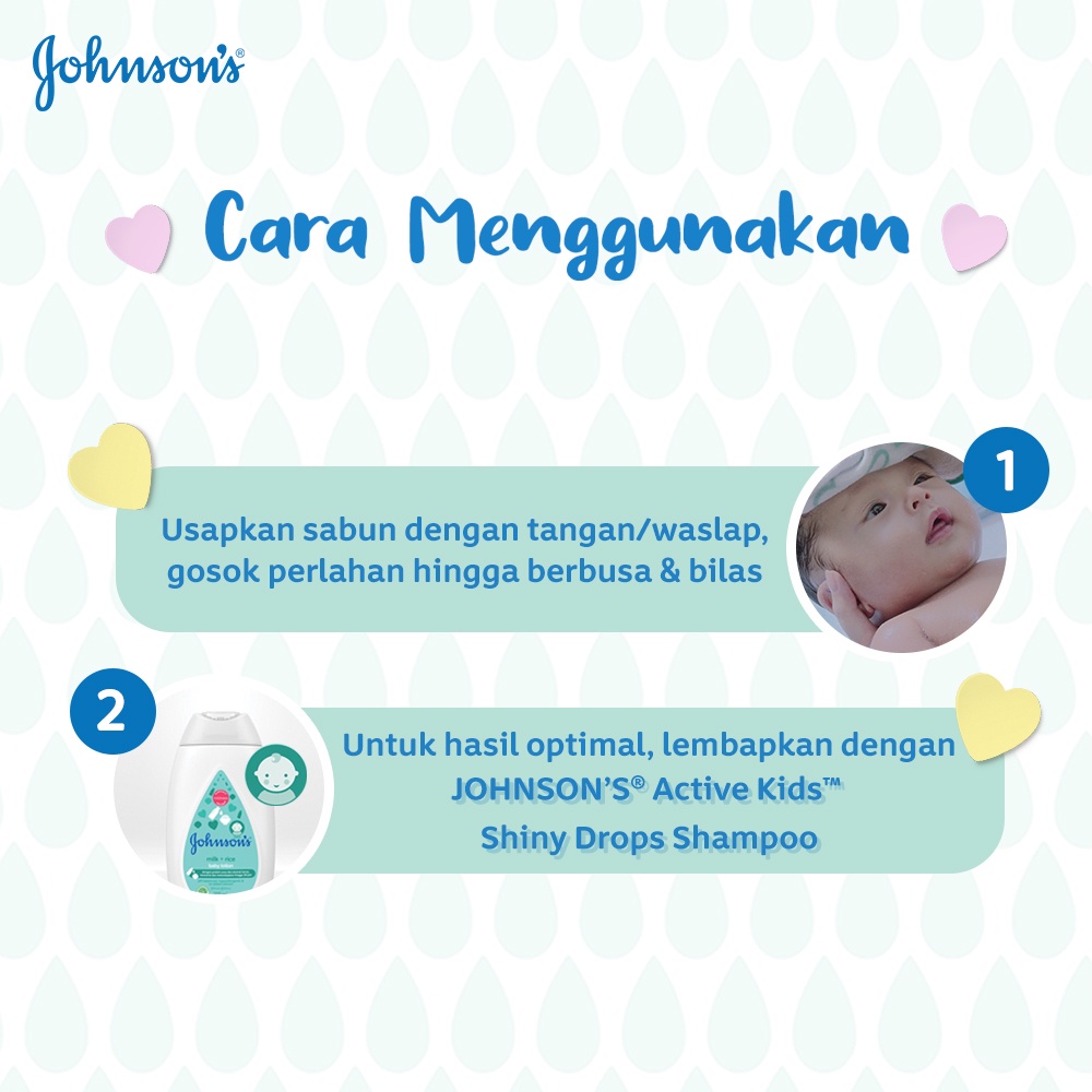 JOHNSON'S Active Kids Shiny Drops Conditioner- Kondisioner Anak-anak 100ml