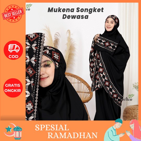 Mukena Dewasa Bahan Adem Halus Lembut Terbaru 2023 Mukenah Wanita Muslimah Nagita Slavina Lebaran Re