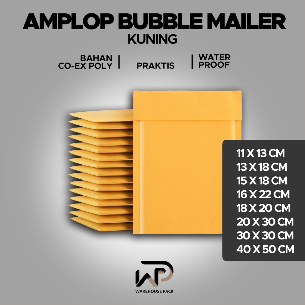 

Amplop Bubble Mailer Kuning | Amplop Bubble Mailer Envelope | Bubble Mailer | Amplop Bubble Mailer Packing Varian Ukuran