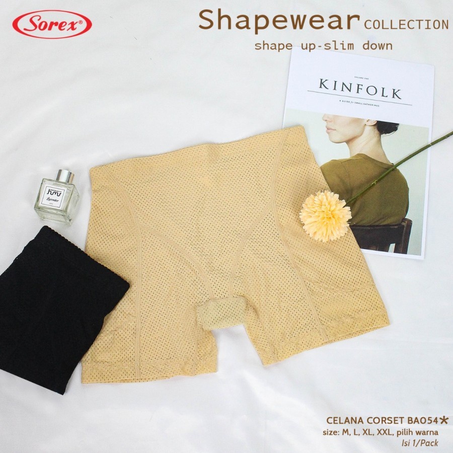 Shapewear Boxer Celana Busa Bokong dan Pinggul Cd Sorex ba 054