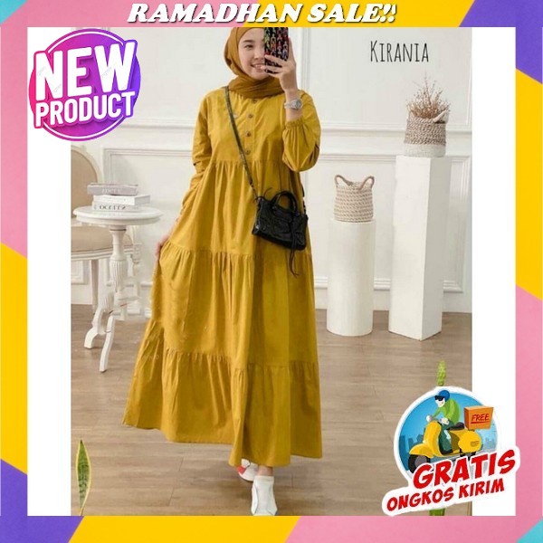 Ansori Dress Gamis Kondangan Mewah Bahan Ceruty Dress Remaja Muslimah Gamis Kekinian Terbaru 2023 Ki