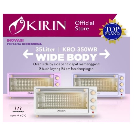 Oven listrik Kirin Kbo-350WB 35 Liter