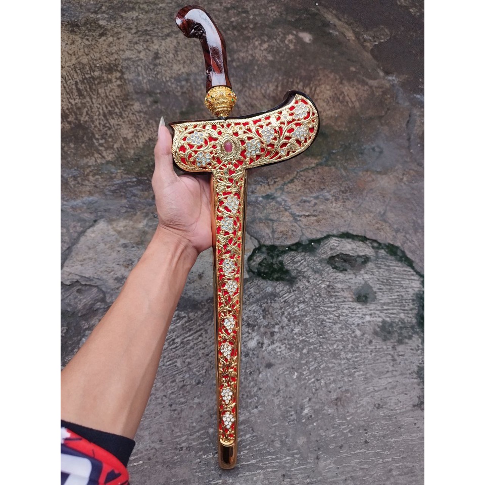 Warangka / Sarung Keris Gayaman Full Topeng Surakarta