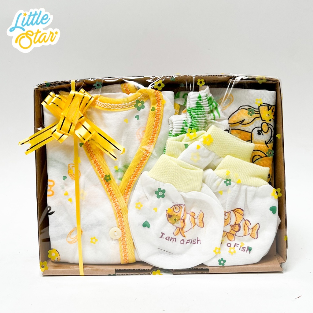 Paket C Parsel Bayi Baru Lahir Kado Hampers Newborn Baby Gift Set Hadiah Pakaian Setelan Anak Unisex