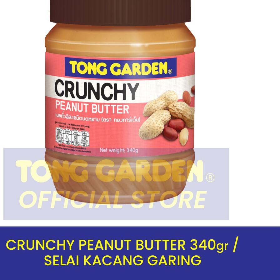 

Limited✅⭐-Tong Garden 340G Crunchy Peanut Butter / Selai Kacang dengan Butiran Kacang Garing