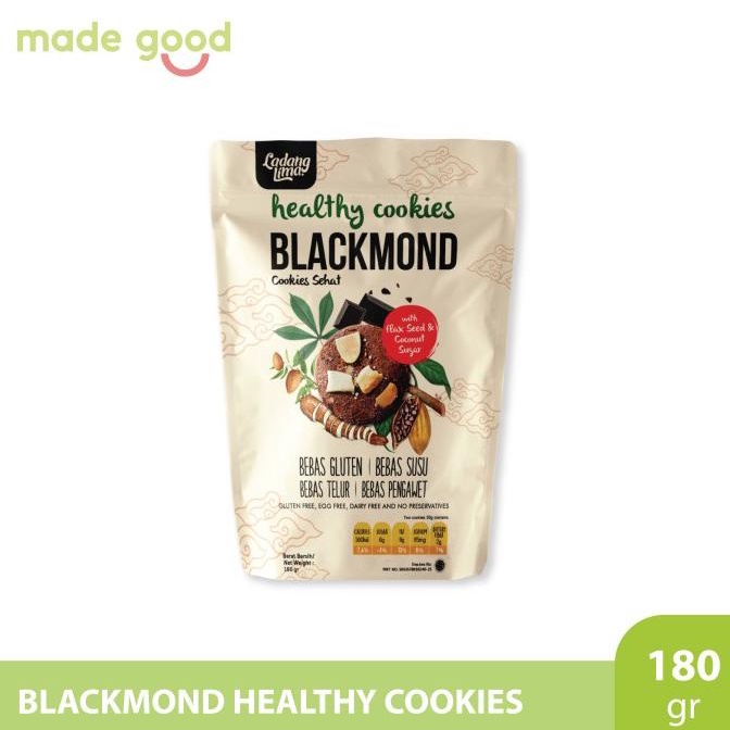 

Ladang Lima - Blackmond Healthy Cookies 180 Gr - Kue Bebas Gluten Free