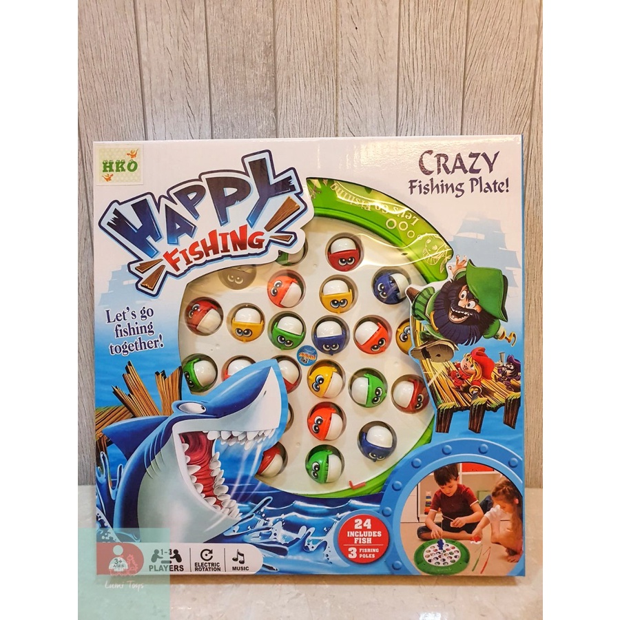 Mainan Edukasi Anak Pancingan Ikan Fishing Game Crazy Fishing - 2821